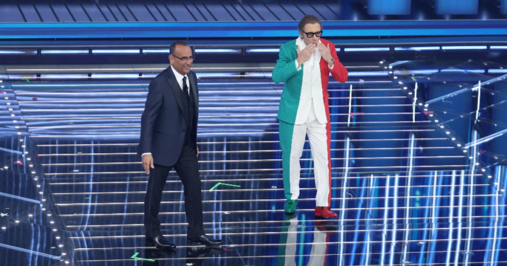 Carlo Conti e Ubaldo Pantani