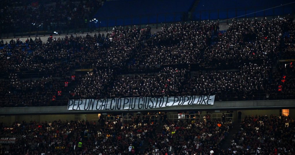 La Curva Sud protesta per il caro biglietti prima di Milan-Juve