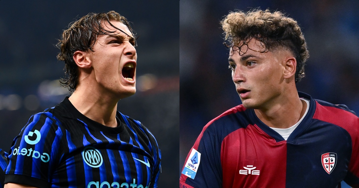 Francesco Pio e Sebastiano Esposito, rispettivamente attaccanti di Inter e Cagliari