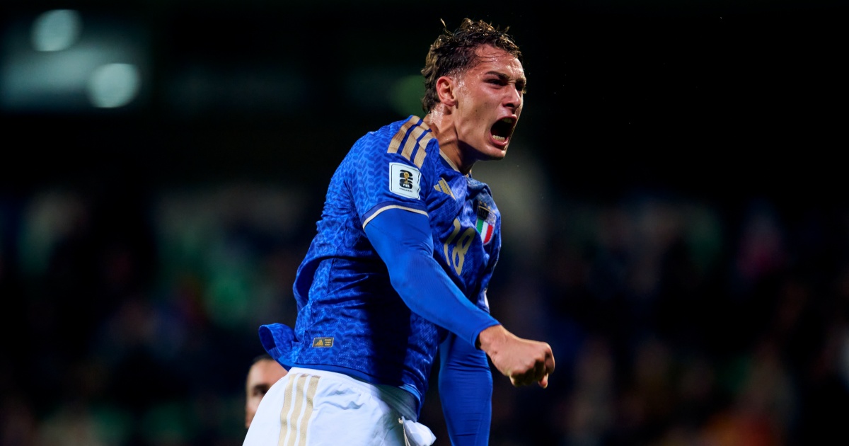 Francesco Pio Esposito, attaccante della Nazionale italiana