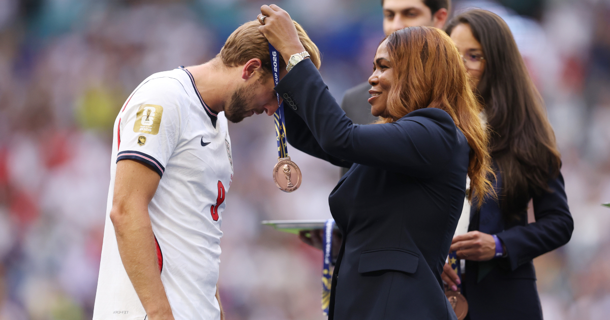 Medaglia a Kane, Inghilterra (Getty Images)