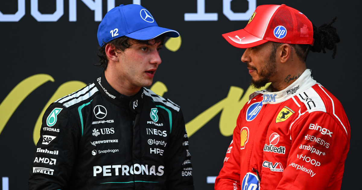 Kimi Antonelli e Lewis Hamilton, Formula 1 (Getty Images)